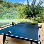18th-century Mill With Tennis Near Uzes
