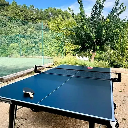 18th-century Mill With Tennis Near Uzes