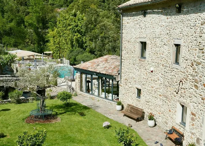 18th-century Mill With Tennis Near Uzes 펜션 *